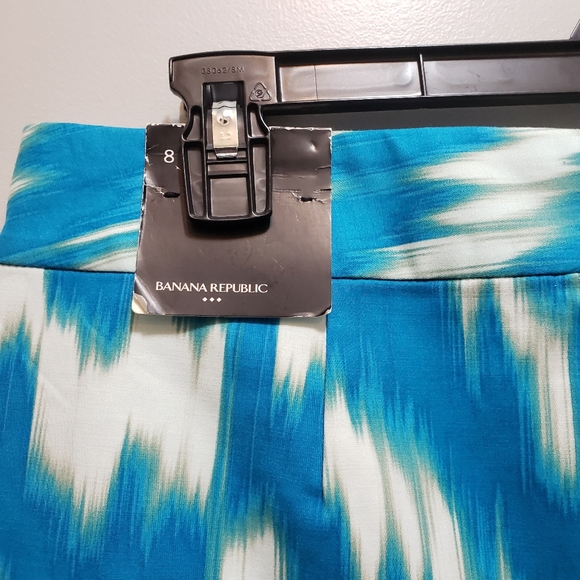 Banana Republic Blue / Emerald Pencil Skirt NWT 8 - Picture 6 of 11